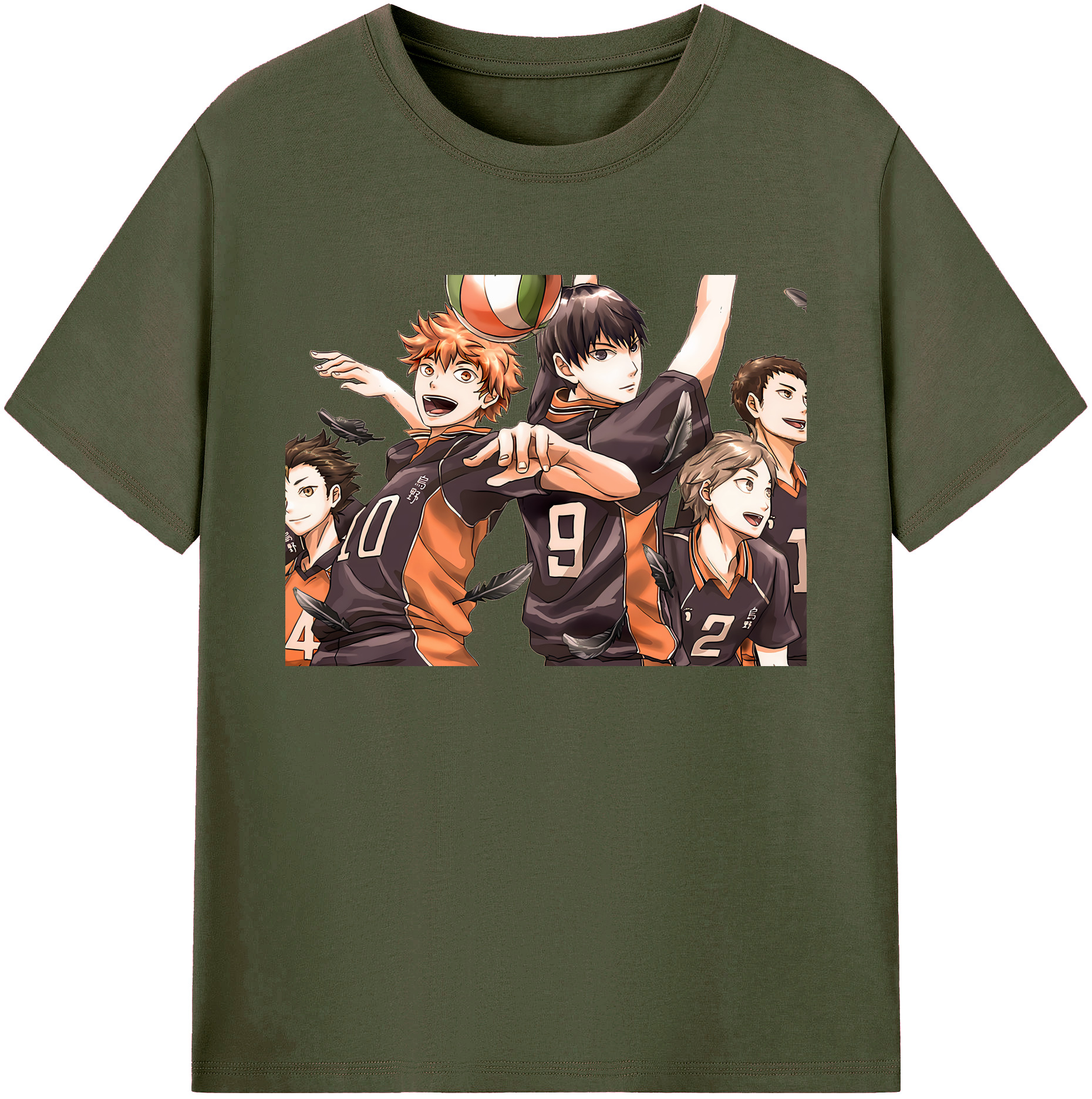 （画像用） ハイキュー!! Haikyu!! 綿100％ メンズ半袖Tシャツ｜肌触りやわらか＆通気性